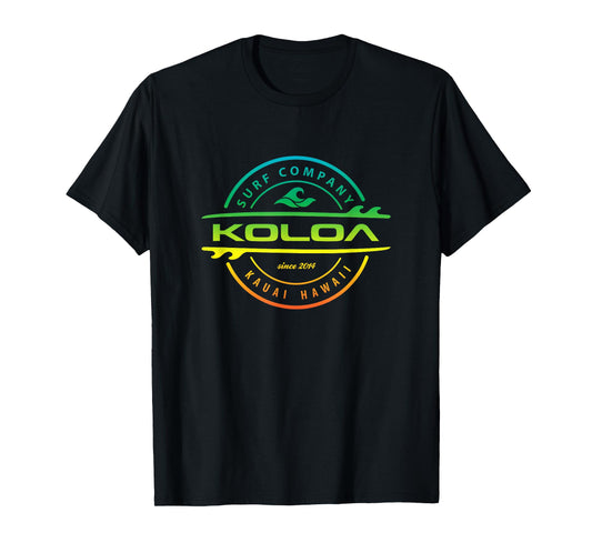 Koloa Surf Multicolor Lightweight Thruster Logo Graphic T-Shirt