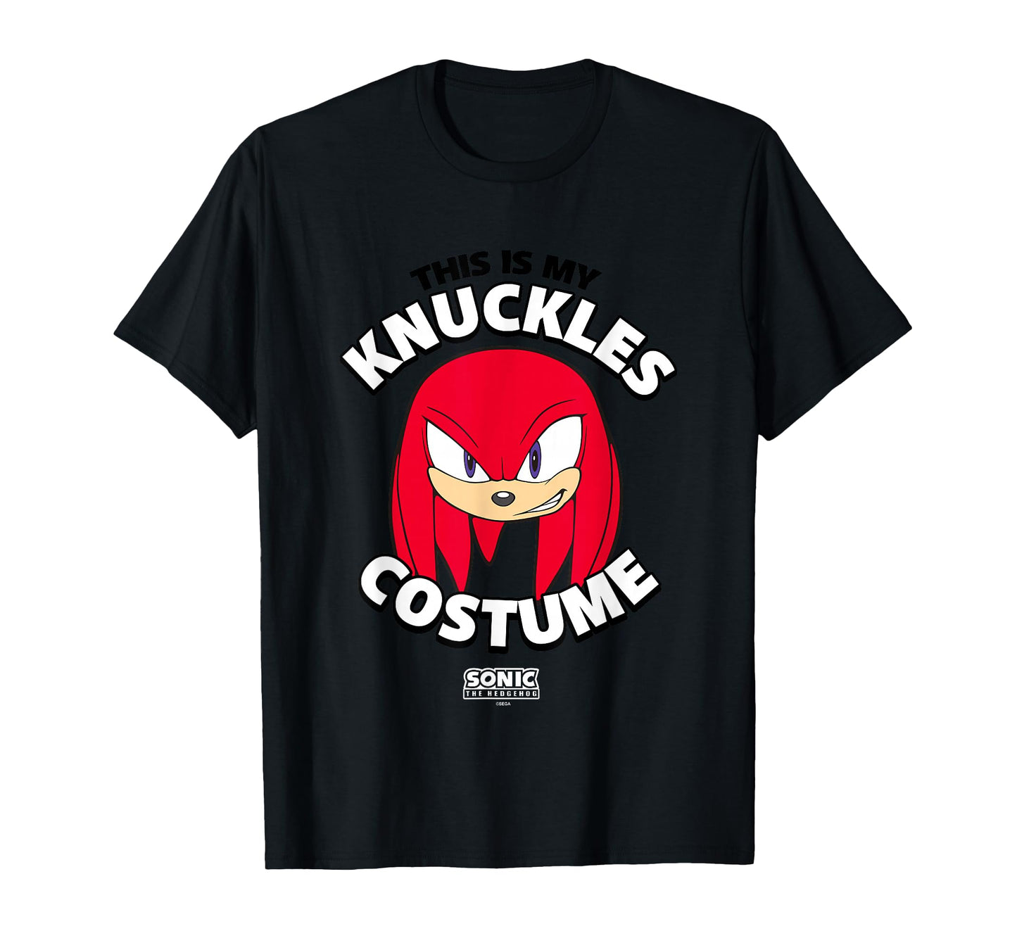 Sonic The Hedgehog Halloween This Is My Knuckles Costume T-Shirt