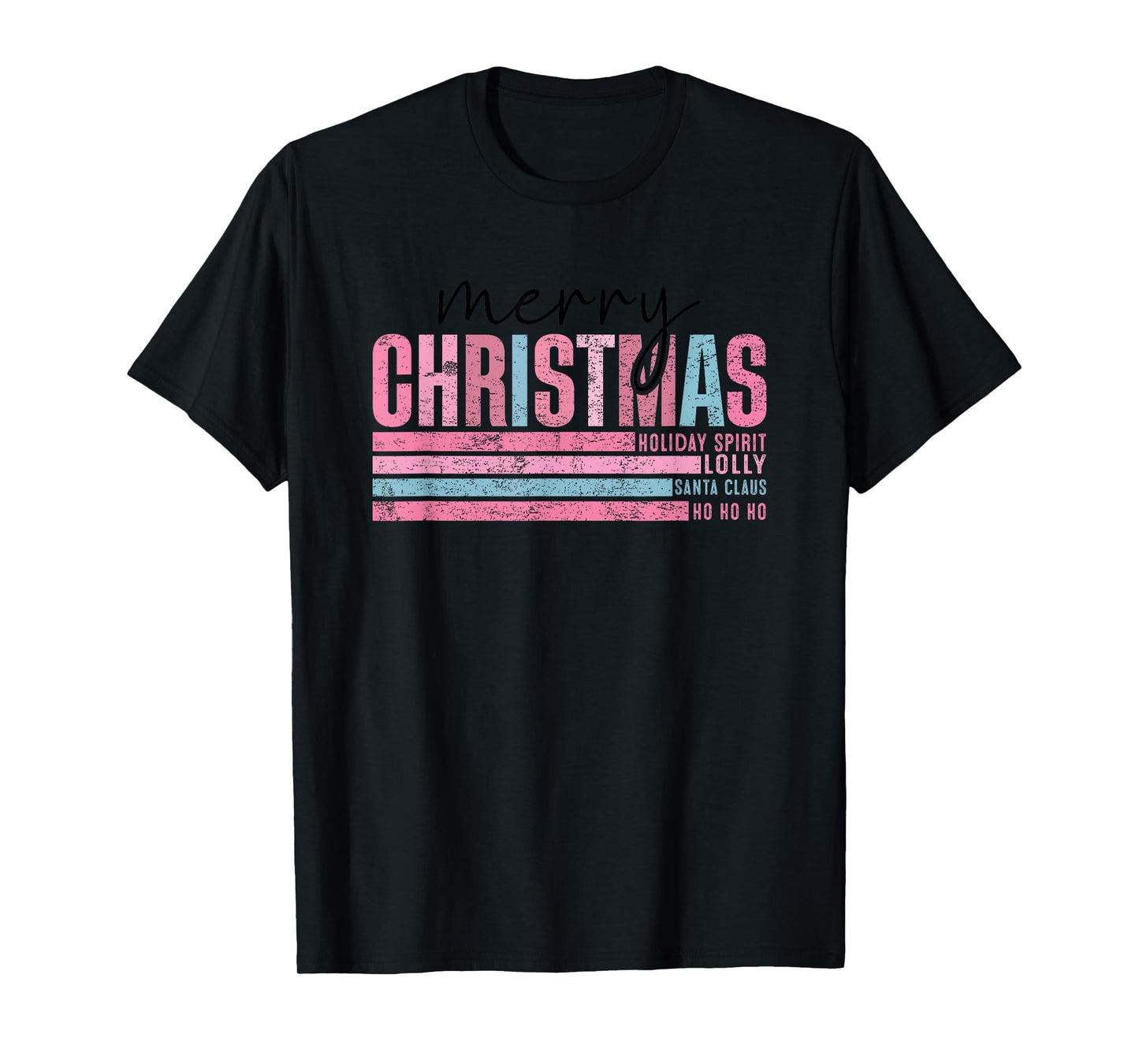 Christmas Holiday Spirit Lolly Santa Claus No Ho Ho T-Shirt