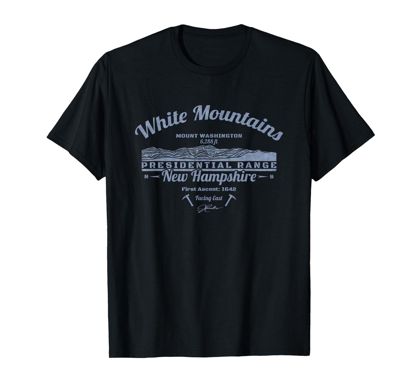 JCombs: White Mountains, NH with Mount Washington T-Shirt T-Shirt