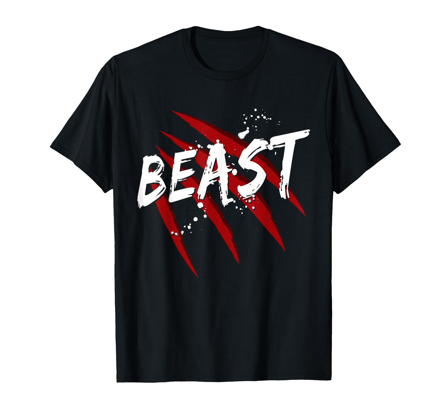Gym Workout Training Beast Fitness Weight Loss Exercise T-Shirt