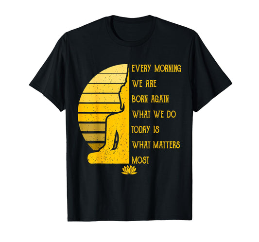 Yoga T-Shirt Meditation Buddha Gift Yoga Teacher T-Shirt