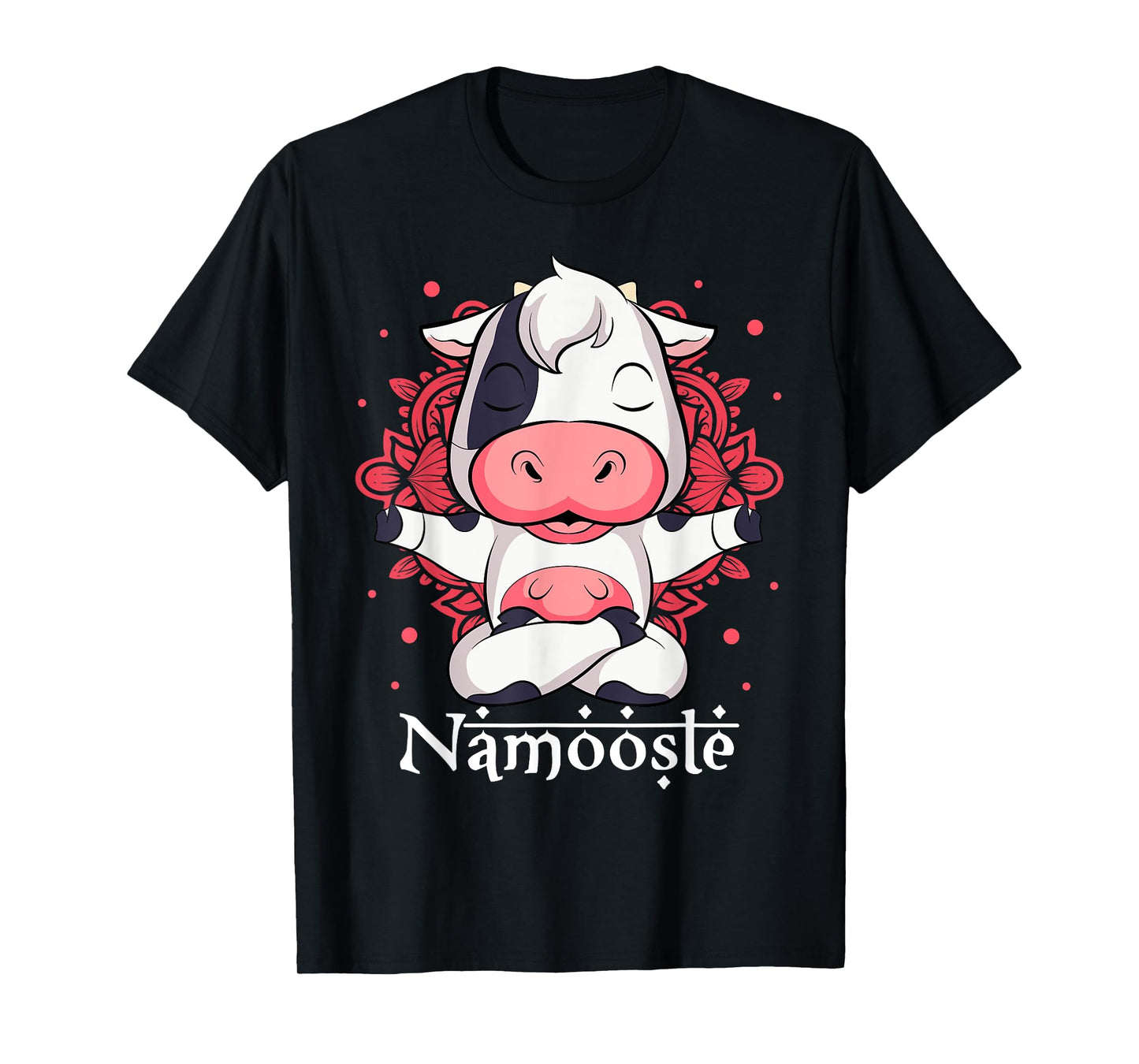 Cow Yoga Namoostee Shirt Funny Cow Lovers Gift Namaste Yoga T-Shirt