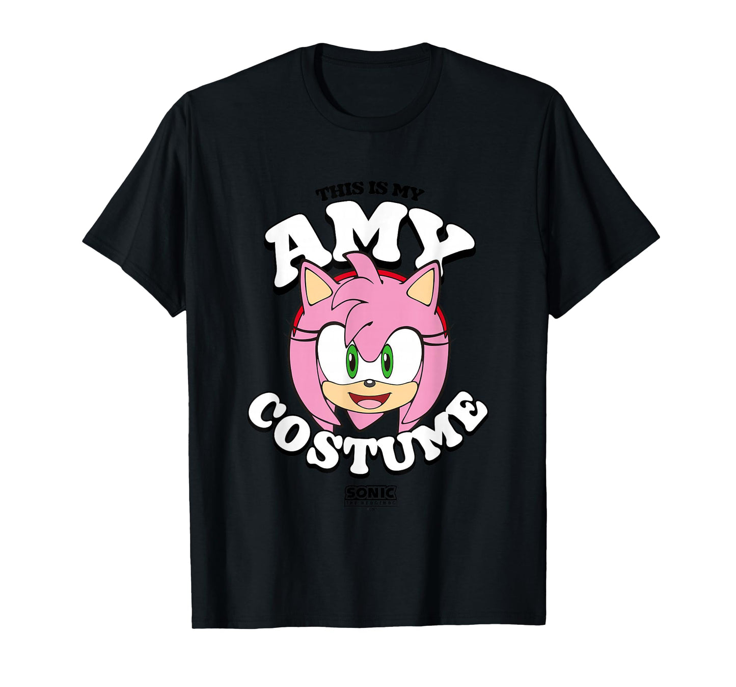 Sonic The Hedgehog Halloween This Is My Amy Costume T-Shirt