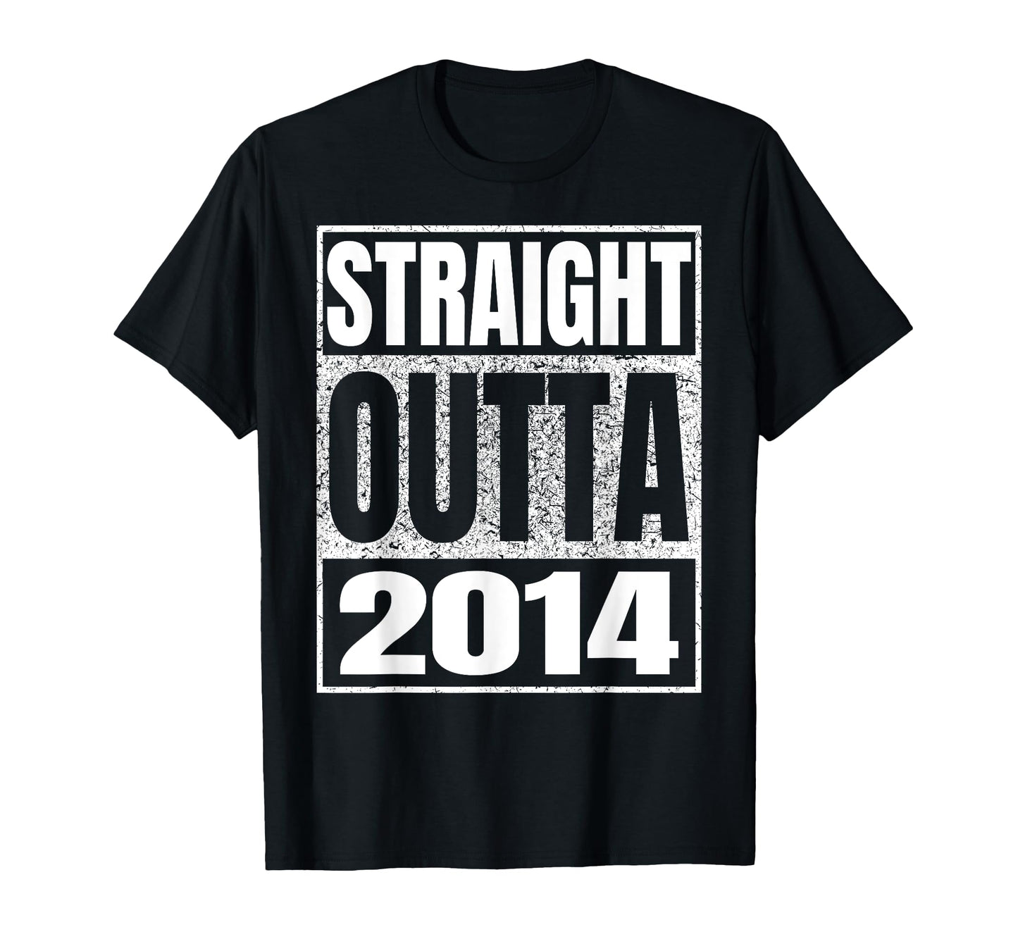 Straight Outta 2014 Vintage 2014 Classic Birth of Birthday T-Shirt