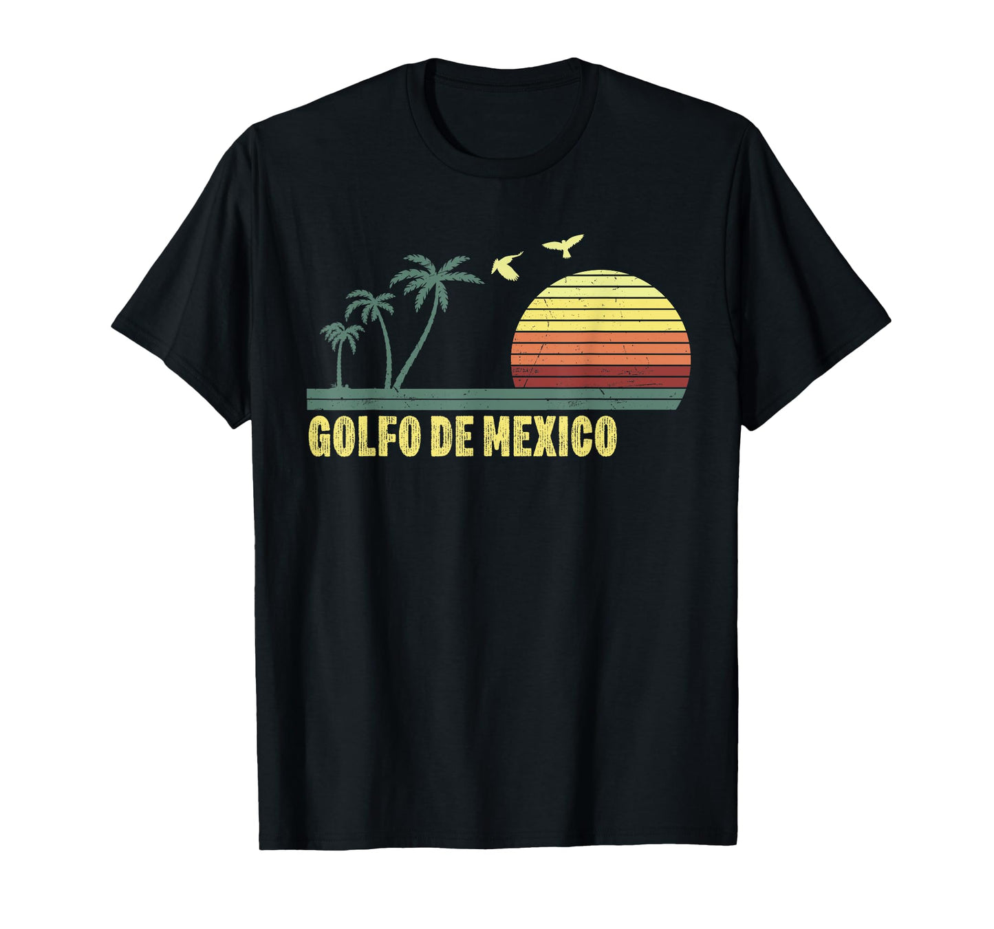 Golfo De Mexico Viva Mexico Gulf of Mexico Souvenir T-Shirt