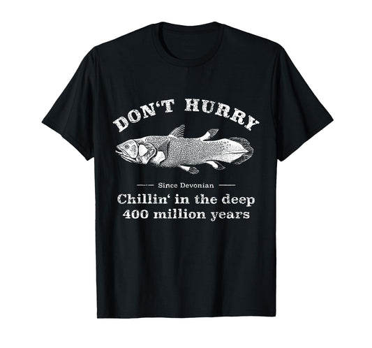 Don't Hurry Chillin' Japanese Coelacanths Fish T-Shirt