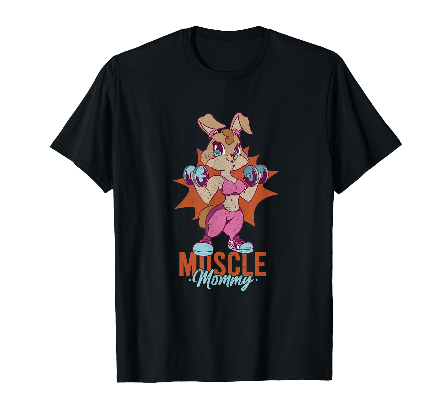 Funny Certified Muscle Mommy Shirt Gym Girls Powerlifting T-Shirt