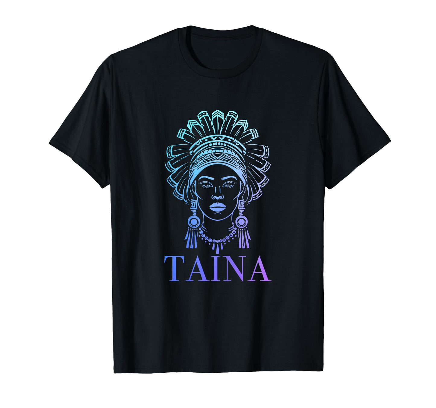 Taina Taino Woman Boricua Boriken Indigenous Puerto Rican T-Shirt