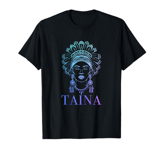 Taina Taino Woman Boricua Boriken Indigenous Puerto Rican T-Shirt