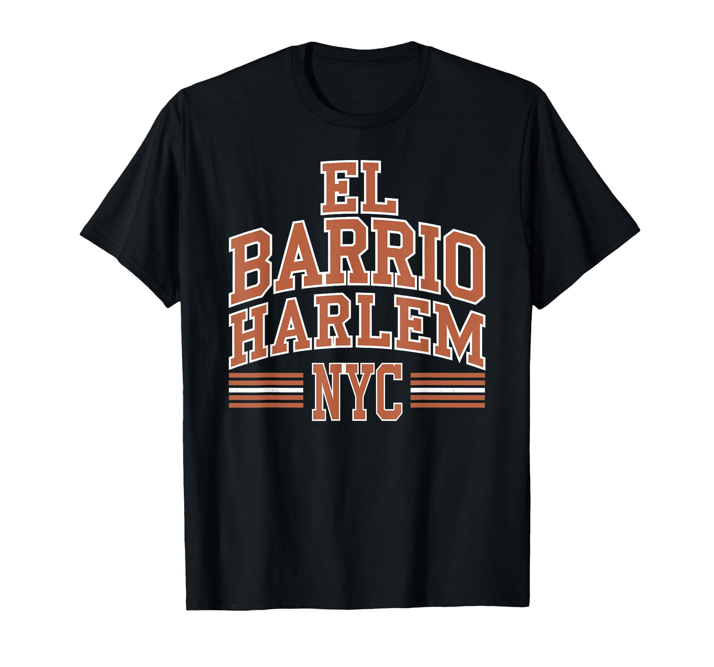 El Barrio Harlem NYC Retro Vintage 212 Puerto Rico Gym Sport T-Shirt