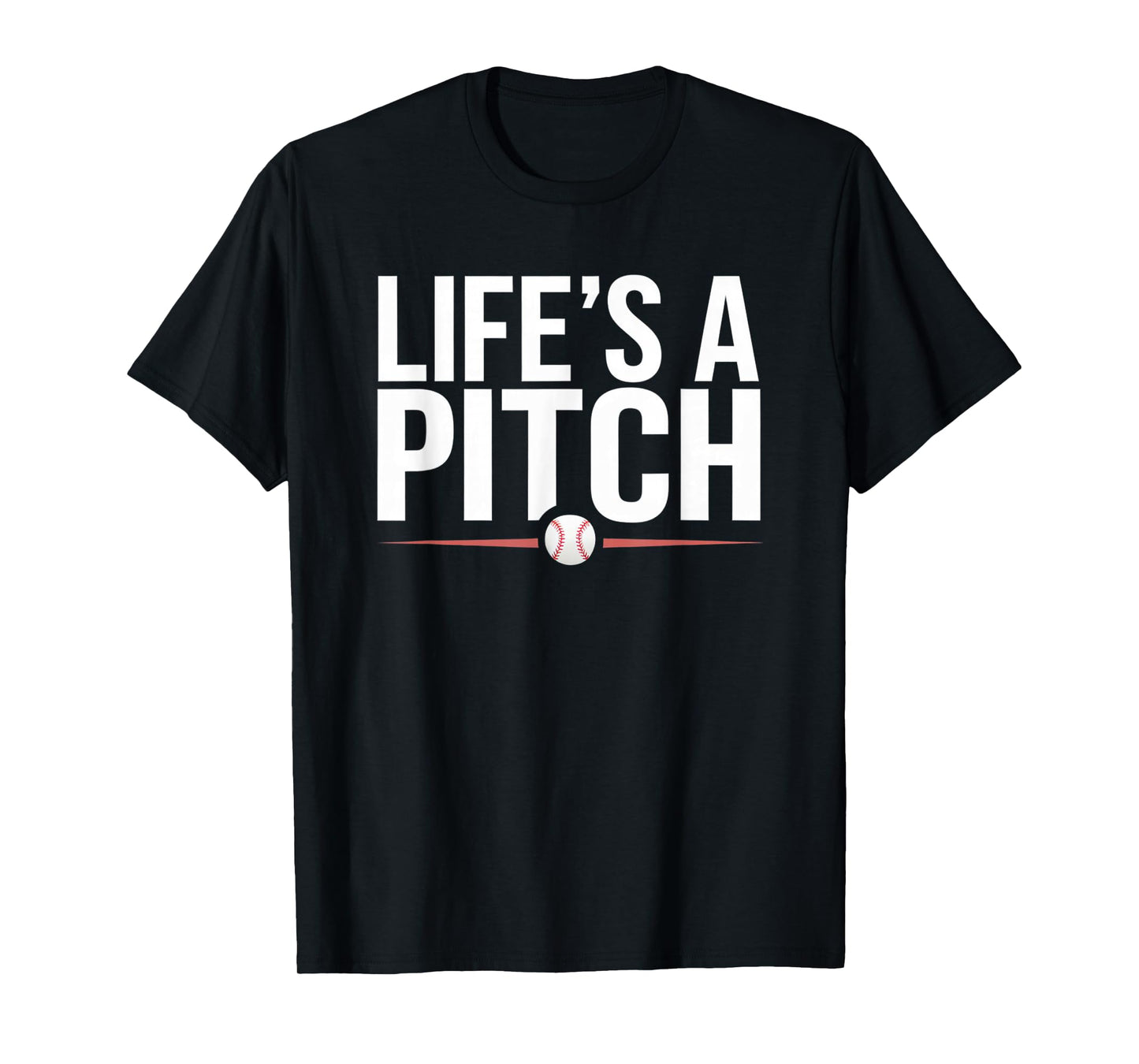 Baseball Life's A Pitch Family Matching T-Shirt