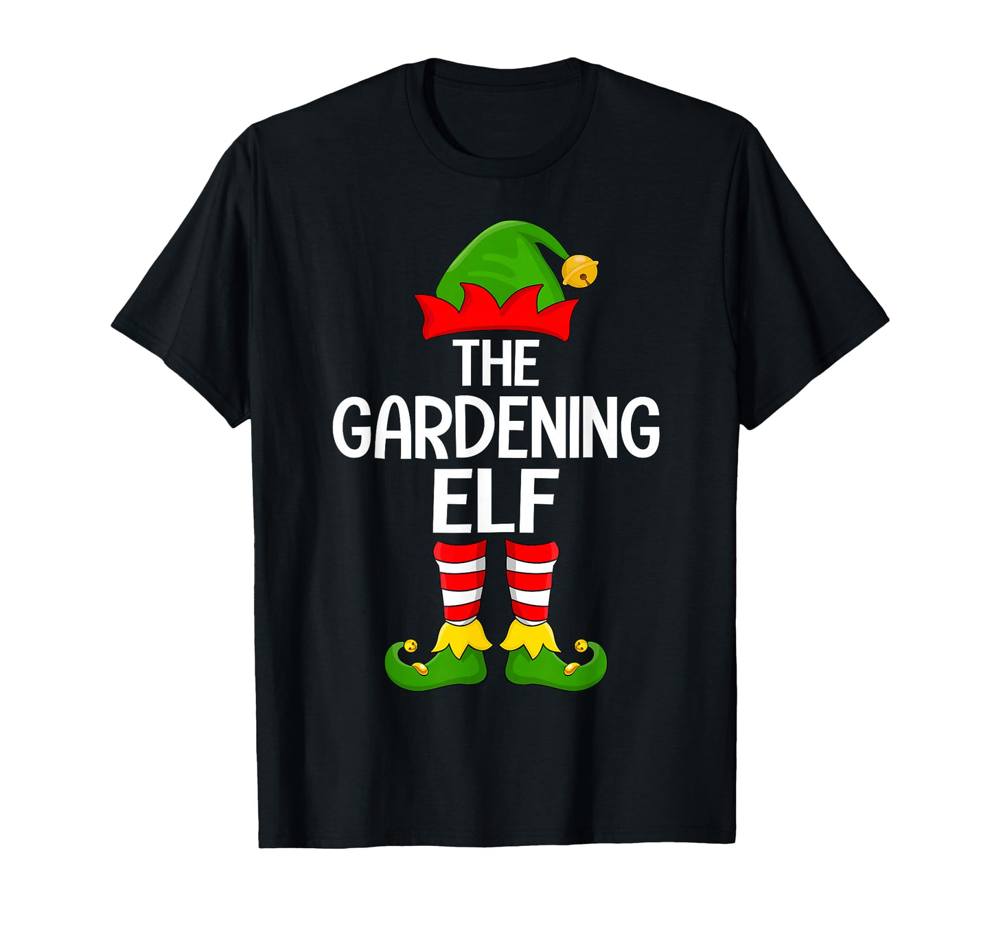 Gardening Elf Xmas Matching Family Elf Squad Christmas T-Shirt