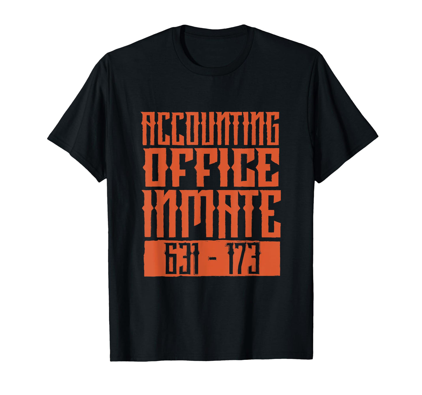 Accounting Office Inmate Jail Halloween Costume T-Shirt