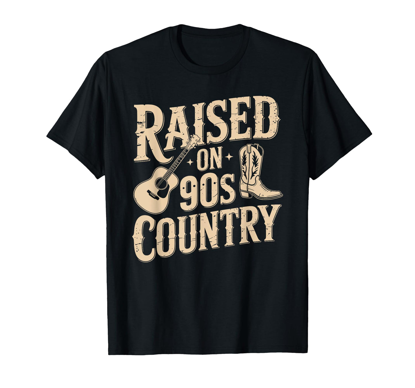 Raised on 90s Country Vintage Southern Music T-Shirt