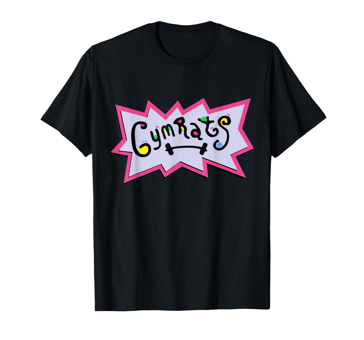 Gymrats Gym Rat Lifting Retro 90's T-Shirt