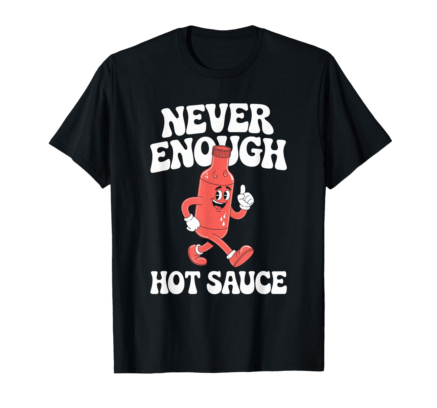 Funny Retro Hot Sauce Men Women Boys or Girls Hot Sauce T-Shirt