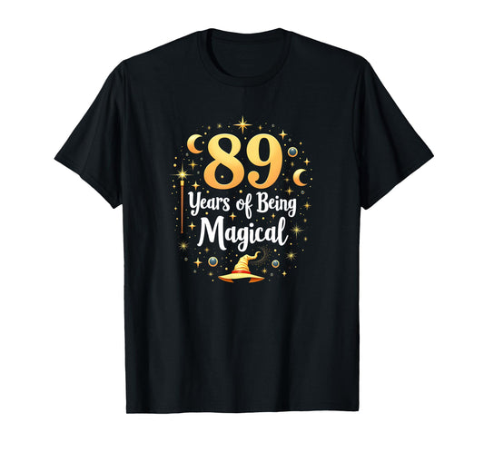 89 Years of Being Magical Birthday Gift T-Shirt