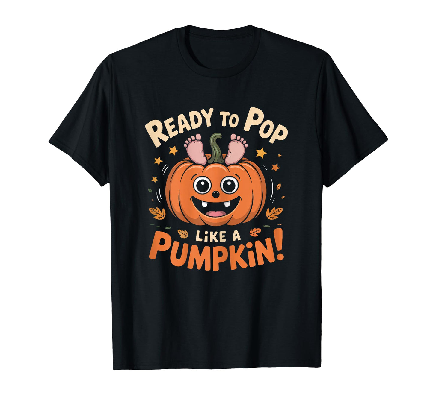 Womens Funny Pregnancy Announcement Pregnant Halloween Costume T-Shirt
