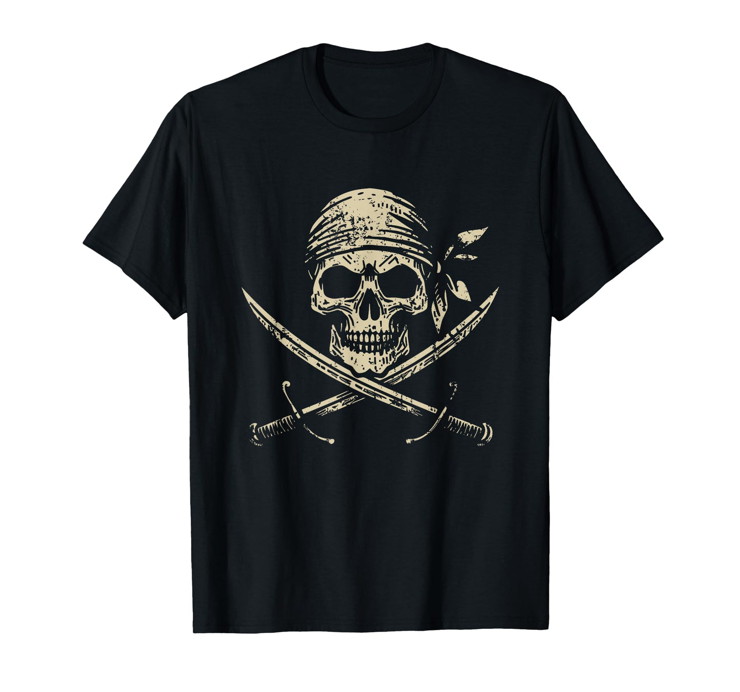 Pirate Skull And Crossbones Skeleton Halloween For Kids Boys T-Shirt
