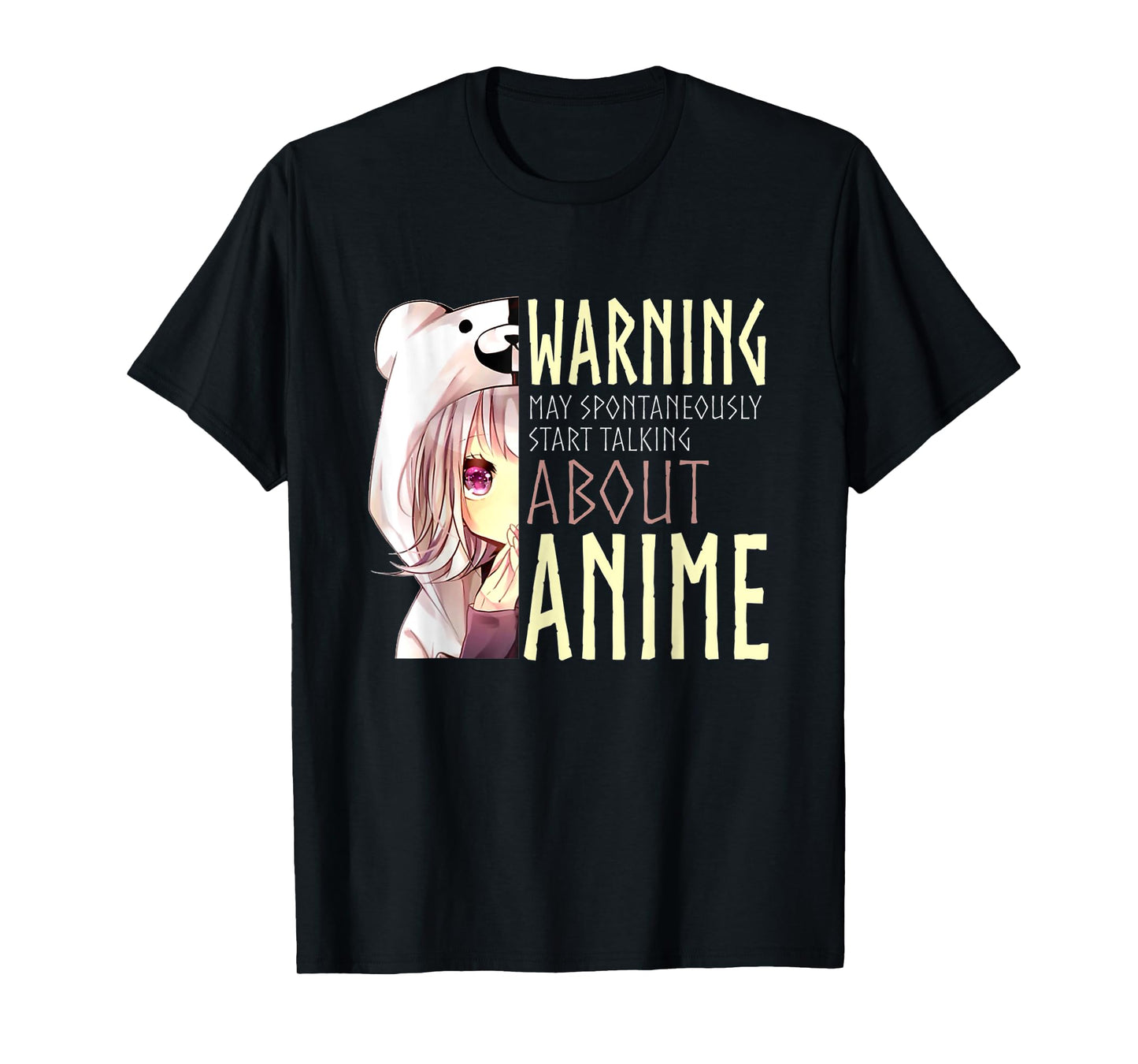 Warning May Spontaneously Start Talking About Anime T-Shirt