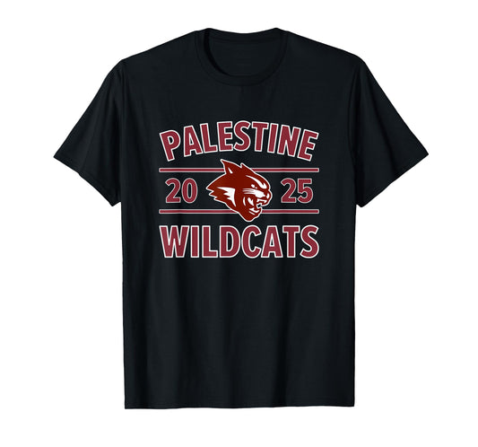 Palestine Wildcats Logo 2025 HS T-Shirt