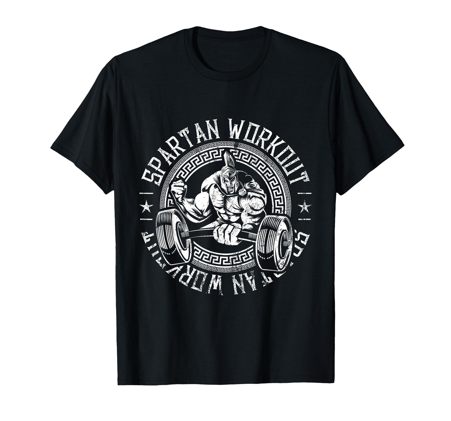 Spartan Workout Gladiator Gym Power Lifting Workout T-Shirt