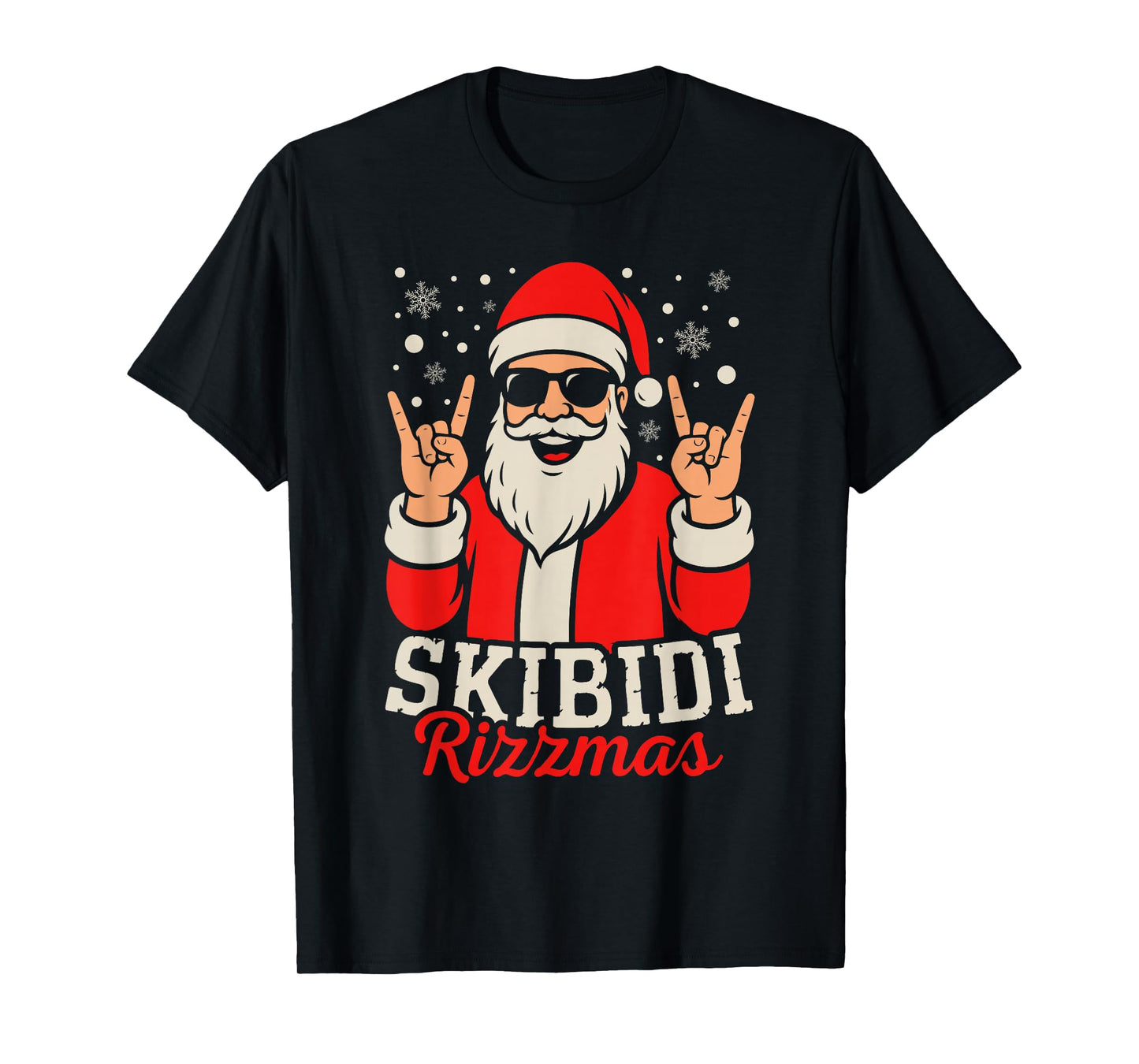 Skibidi Rizzmas Christmas Rizz Santa Claus Charisma Xmas T-Shirt