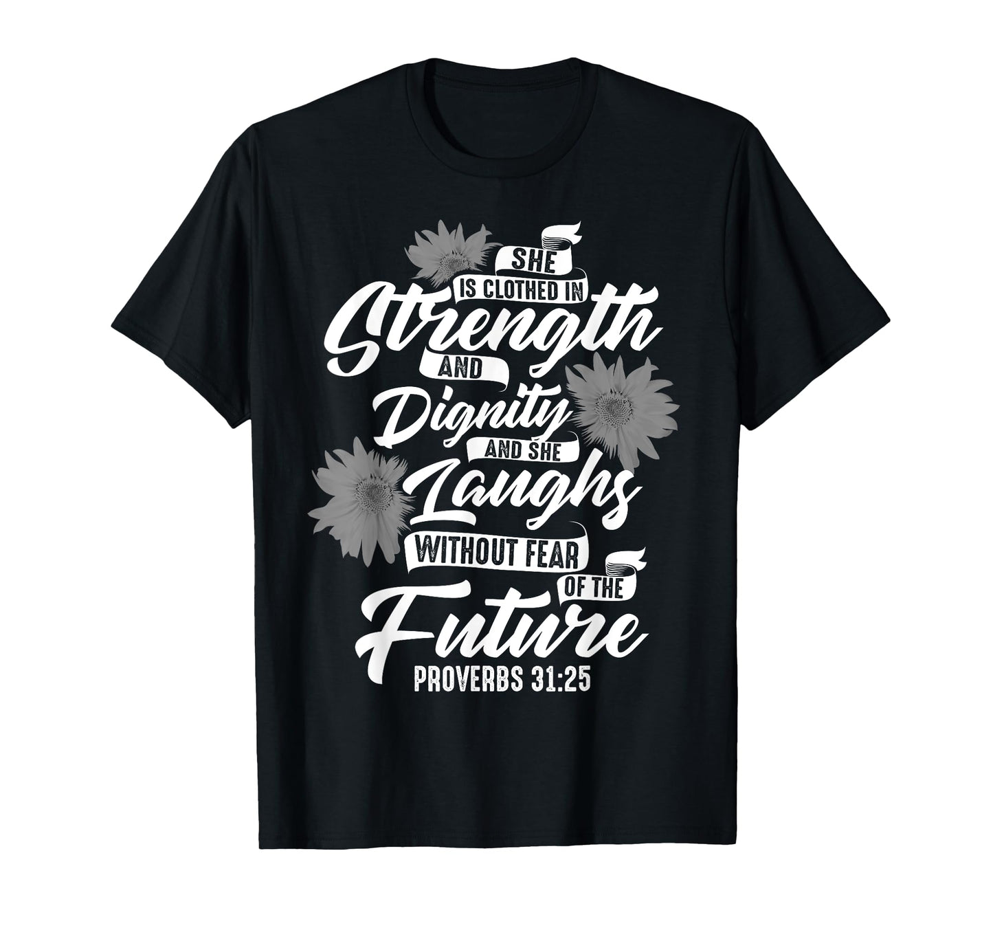 Cute Christian Sunflower Gift | Best Religious Women Moms T-Shirt