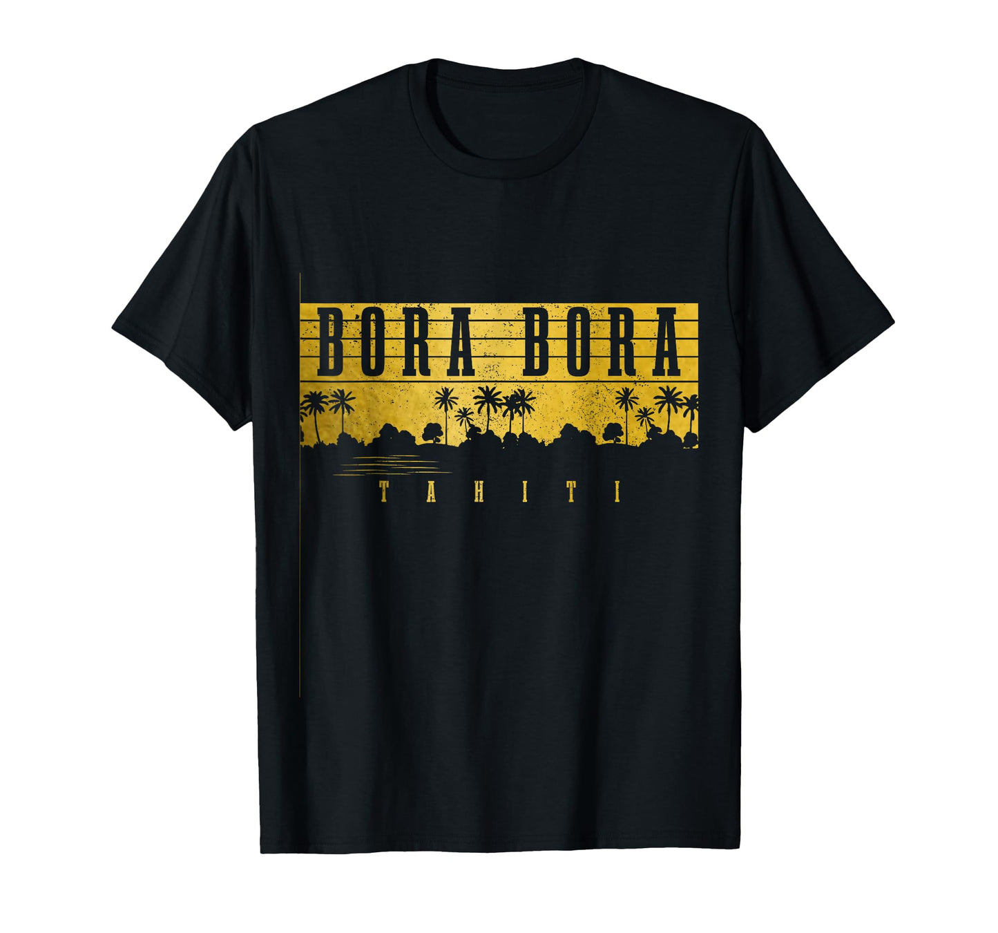 Bora Bora Tahiti Beach Vacation Vintage Souvenir T-Shirt