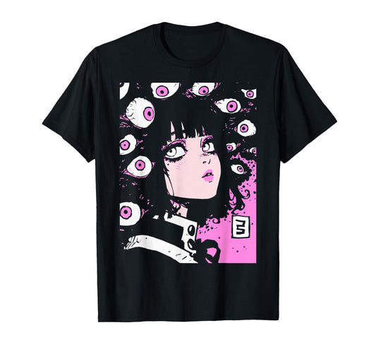 Horror Anime Manga | Japan Japanese Creepy Kawaii Goth T-Shirt
