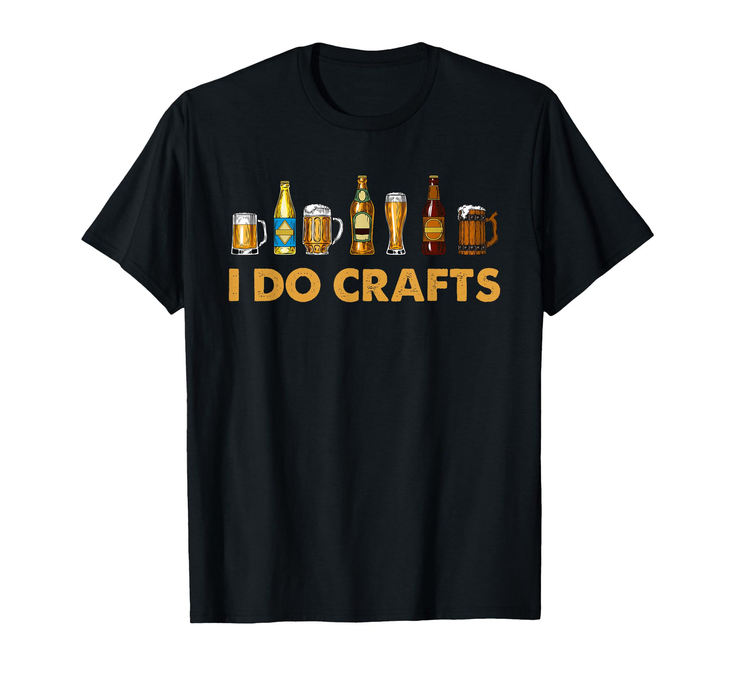 Craft Beer Vintage I Do Crafts Home Brewing Art T-Shirt