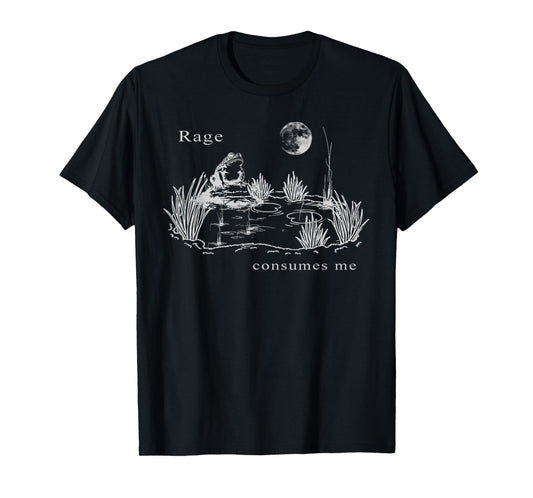 rage consumes me frog funny Vintage Frog nature T-Shirt