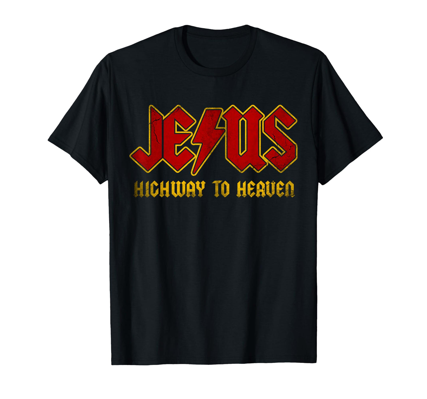 Christian Jesus Highway To Heaven Outfit, Superhero Jesus Christian T-Shirt, Men, Women, Unisex, Short Sleeve, Black, Small, T-Shirt