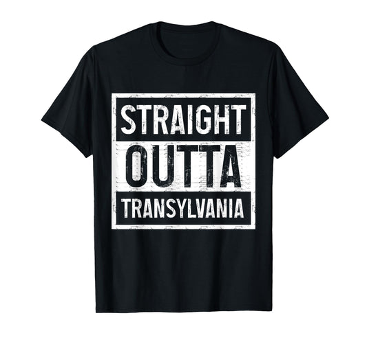 Straight Outta Transylvania Romania Romanian Pride T-Shirt