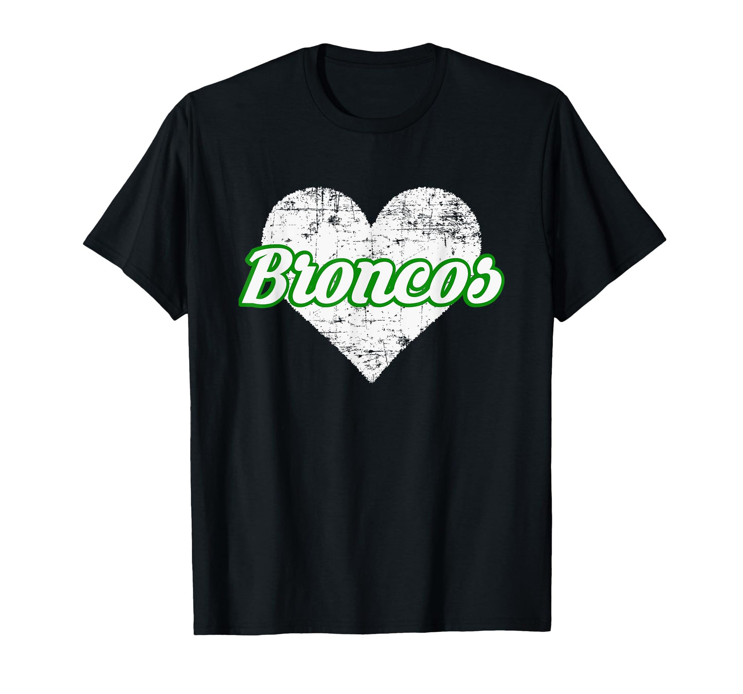 Blackfoot Broncos Over Heart T-Shirt