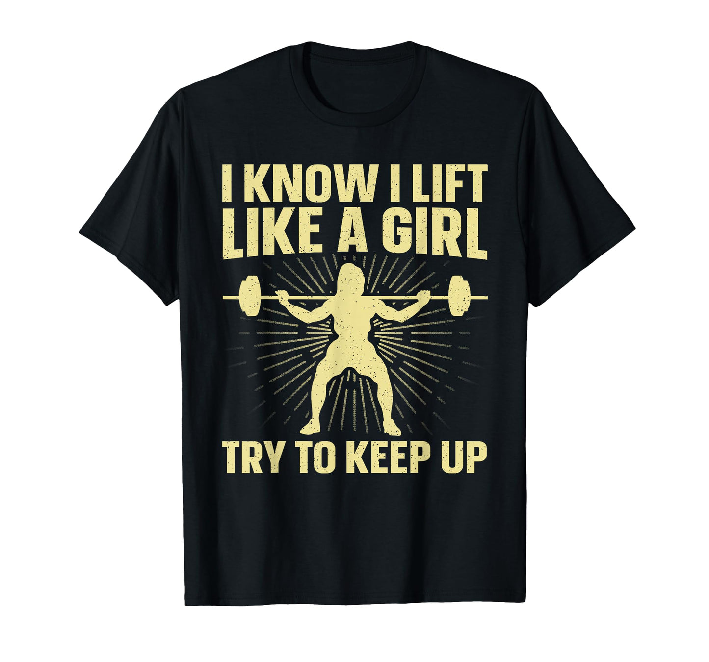 Powerlifting Art For Women Girls Weightlifting Power Lifting T-Shirt
