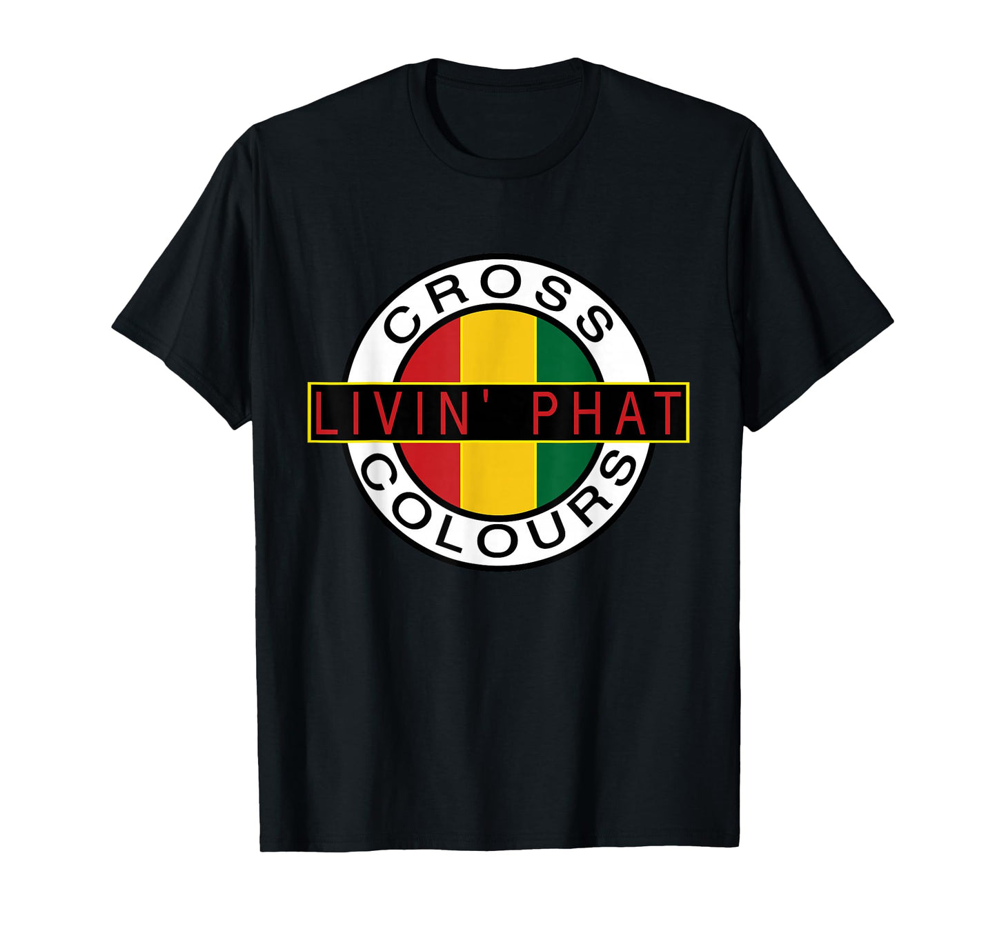CROSS COLOURS | Retro Graphic 1990's Vintage Unisex-Adult T-Shirt