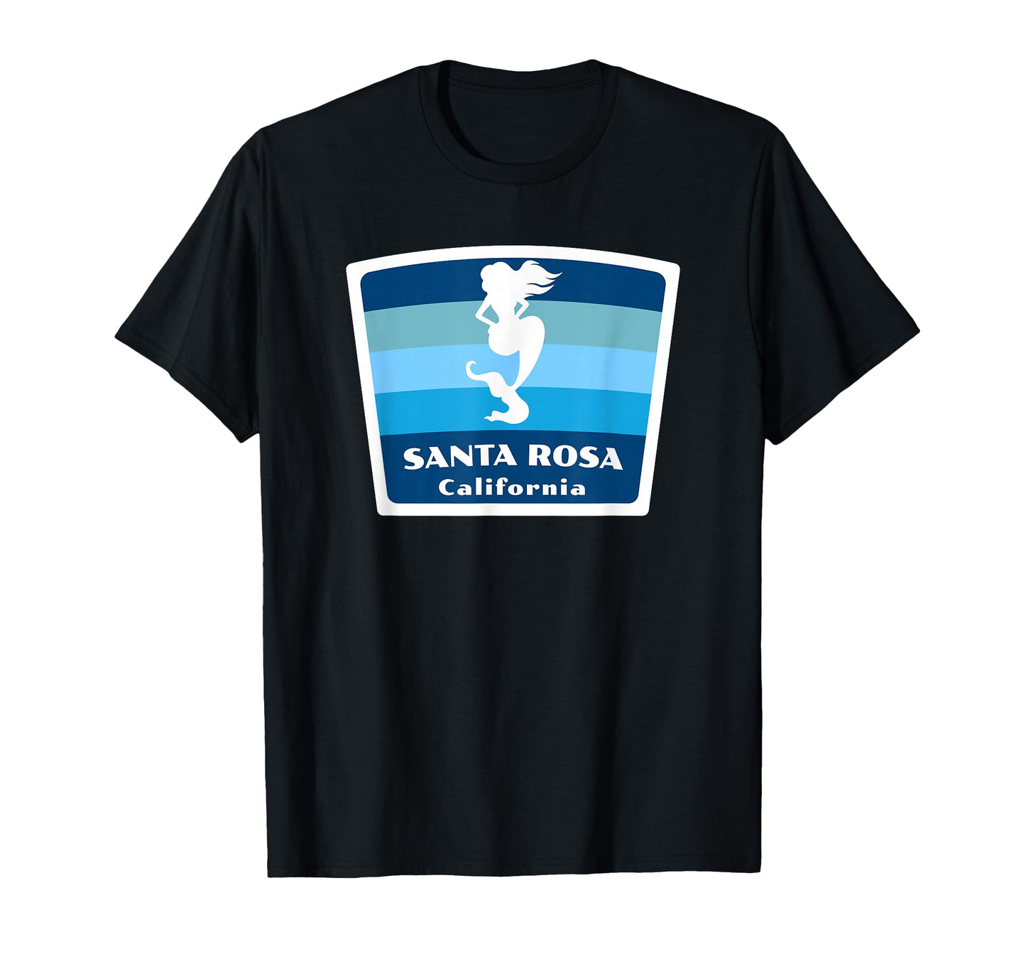 Santa Rosa California CA Swimming Mermaid Vacation Souvenir T-Shirt