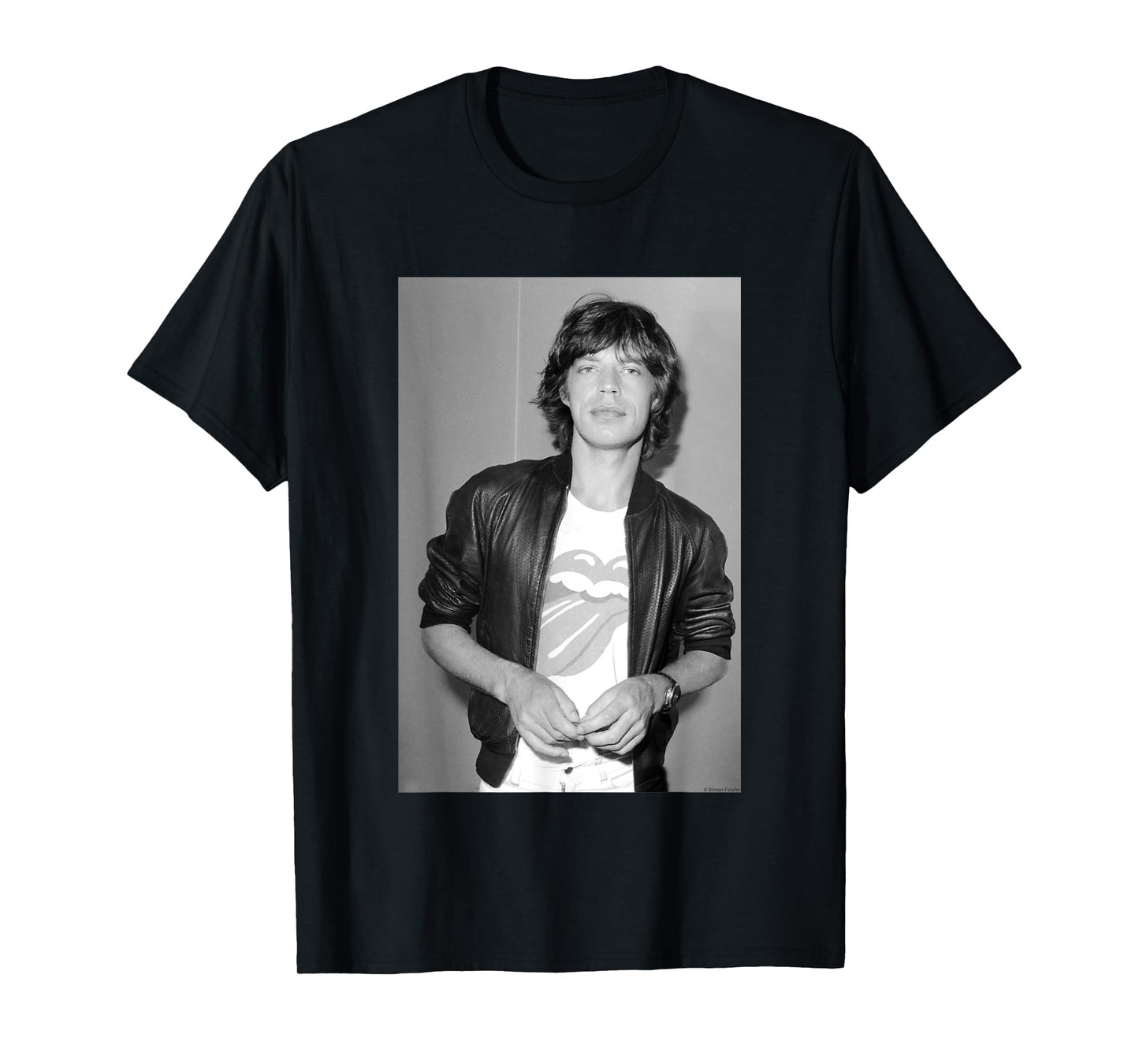 Mike Jagger Rolling Stones 1977 Photo By Simon Fowler T-Shirt