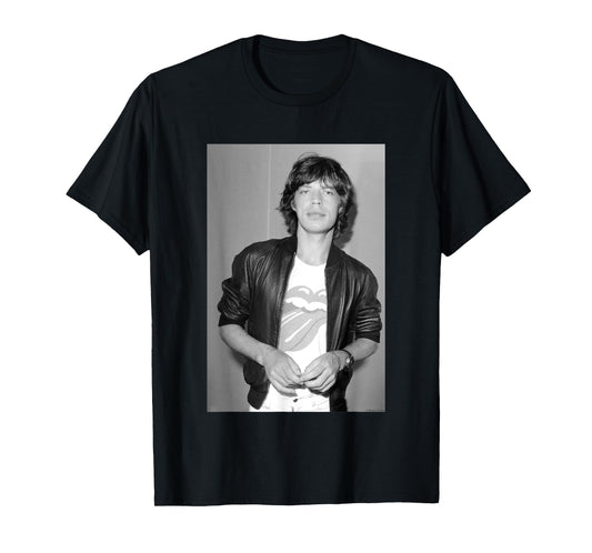 Mike Jagger Rolling Stones 1977 Photo By Simon Fowler T-Shirt