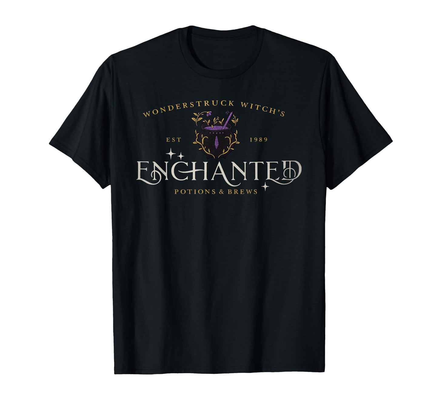 Enchanted Potions & Brews wonderstruck Witch Retro Fall T-Shirt