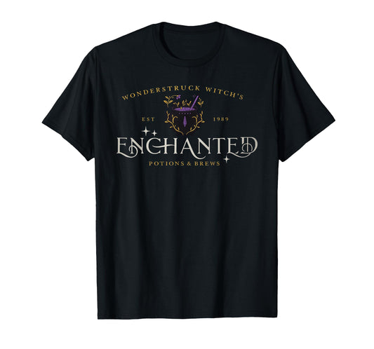 Enchanted Potions & Brews wonderstruck Witch Retro Fall T-Shirt
