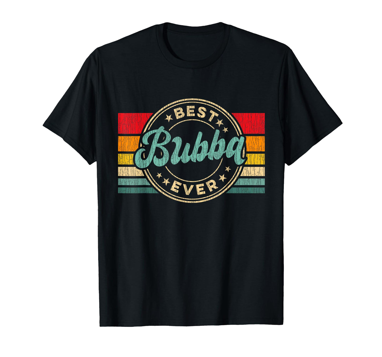 Best Bubba Ever Vintage Retro Father's Day Gift T-Shirt