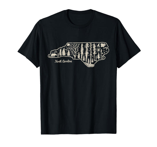 Vintage North Carolina USA Outdoor T-Shirt