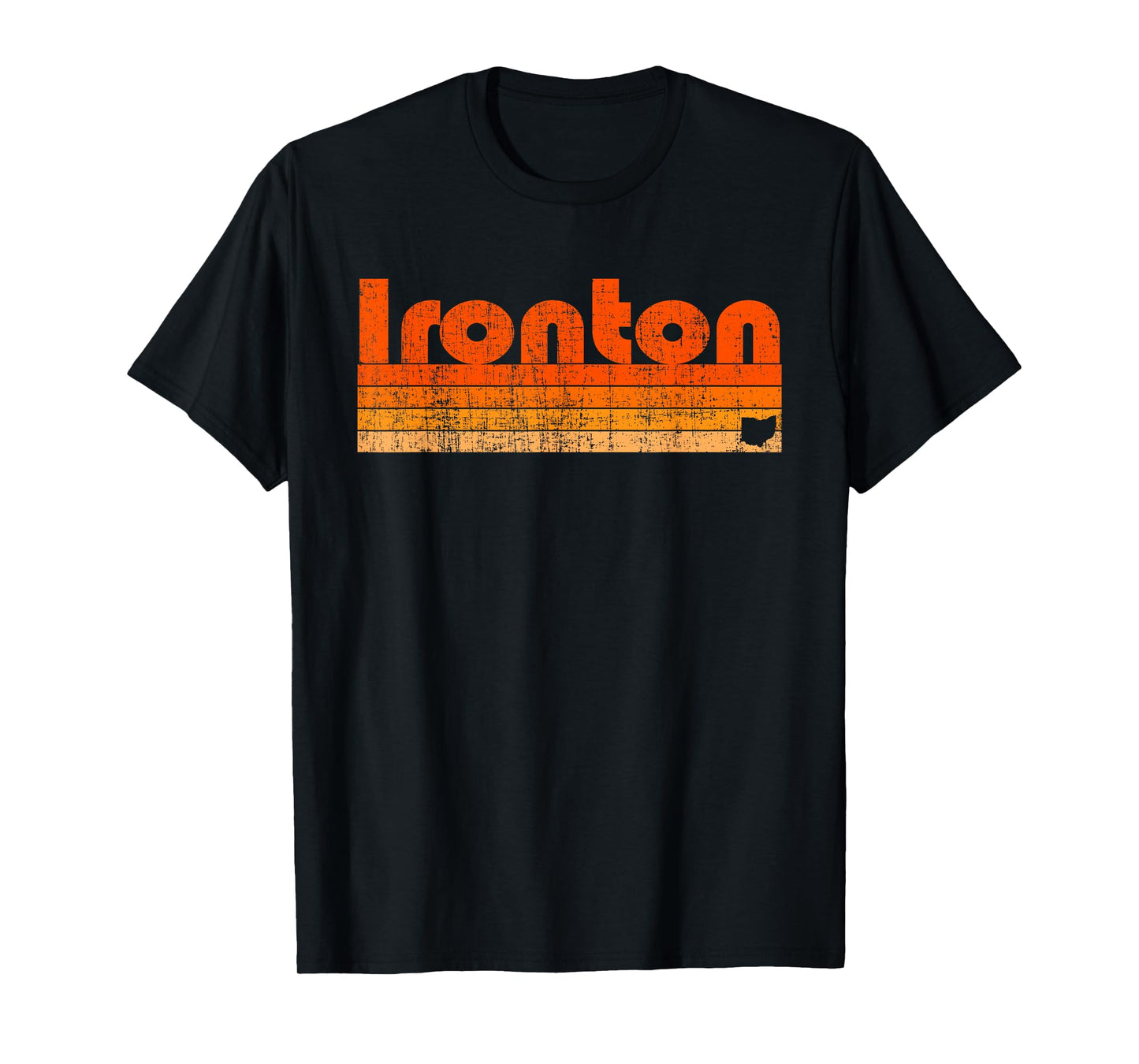 Ironton, Ohio Retro 80s Style T-Shirt