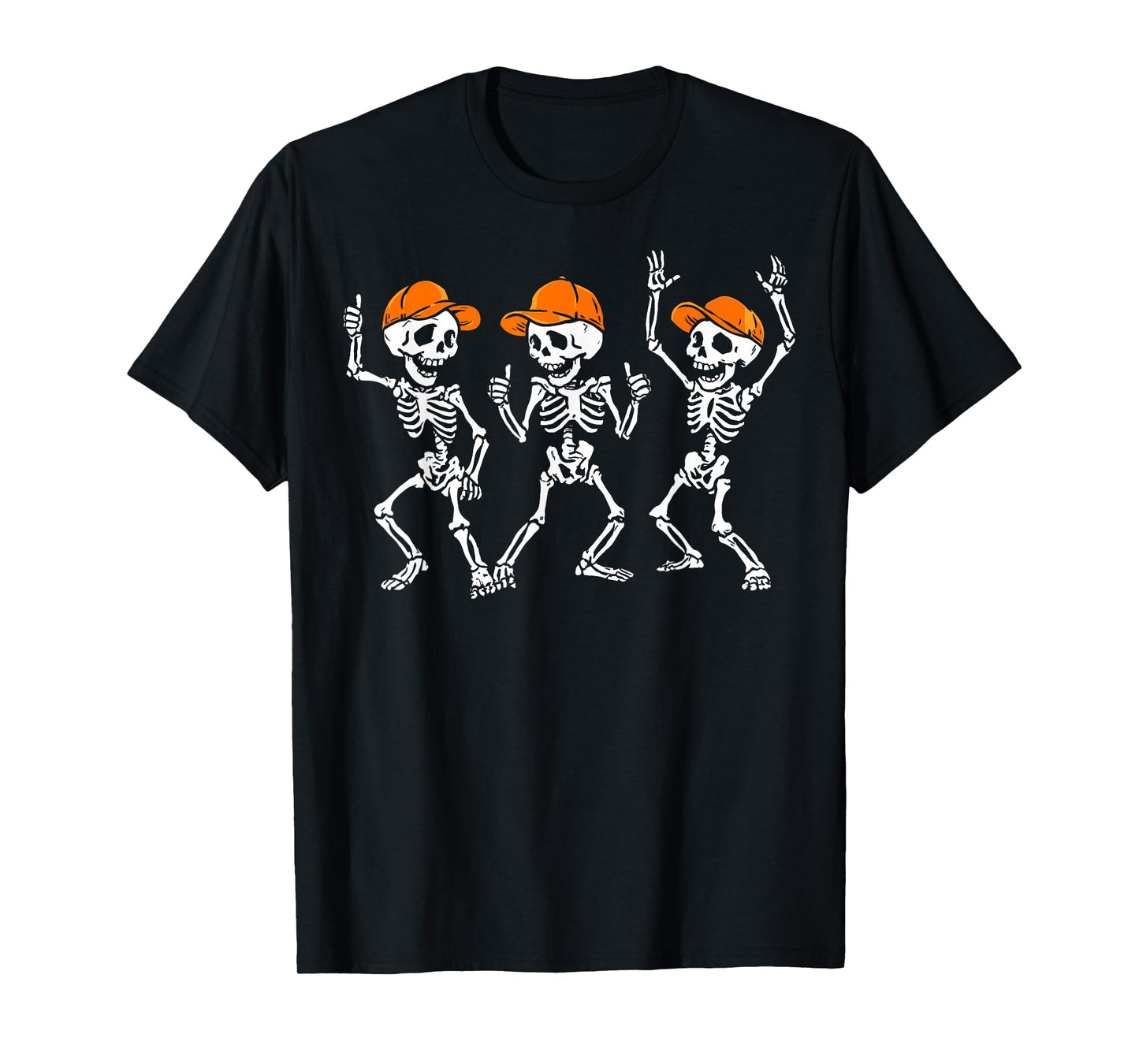 Funny Cute Dancing Skeleton Halloween Boys Kids Toddlers T-Shirt