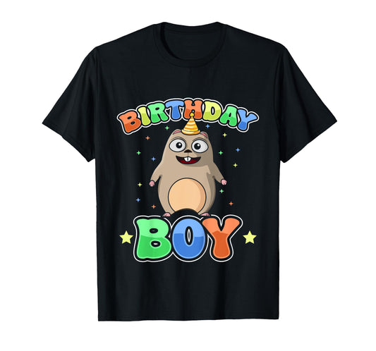 Kids Birthday Boy Lemming Outfit for Gamers and Animal Lovers T-Shirt