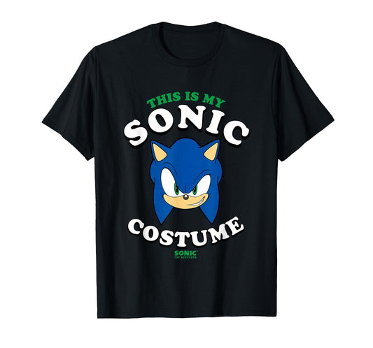 Sonic The Hedgehog Halloween This Is My Sonic Costume T-Shirt