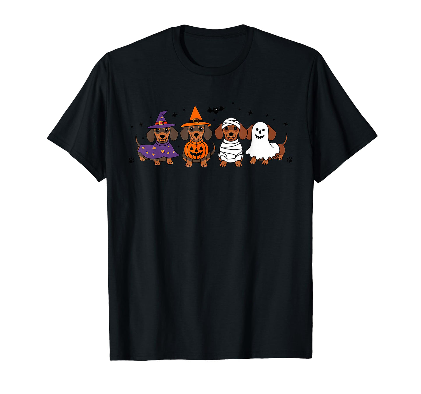 Halloween Dachshund Dogs Funny Costume Spooky T-Shirt